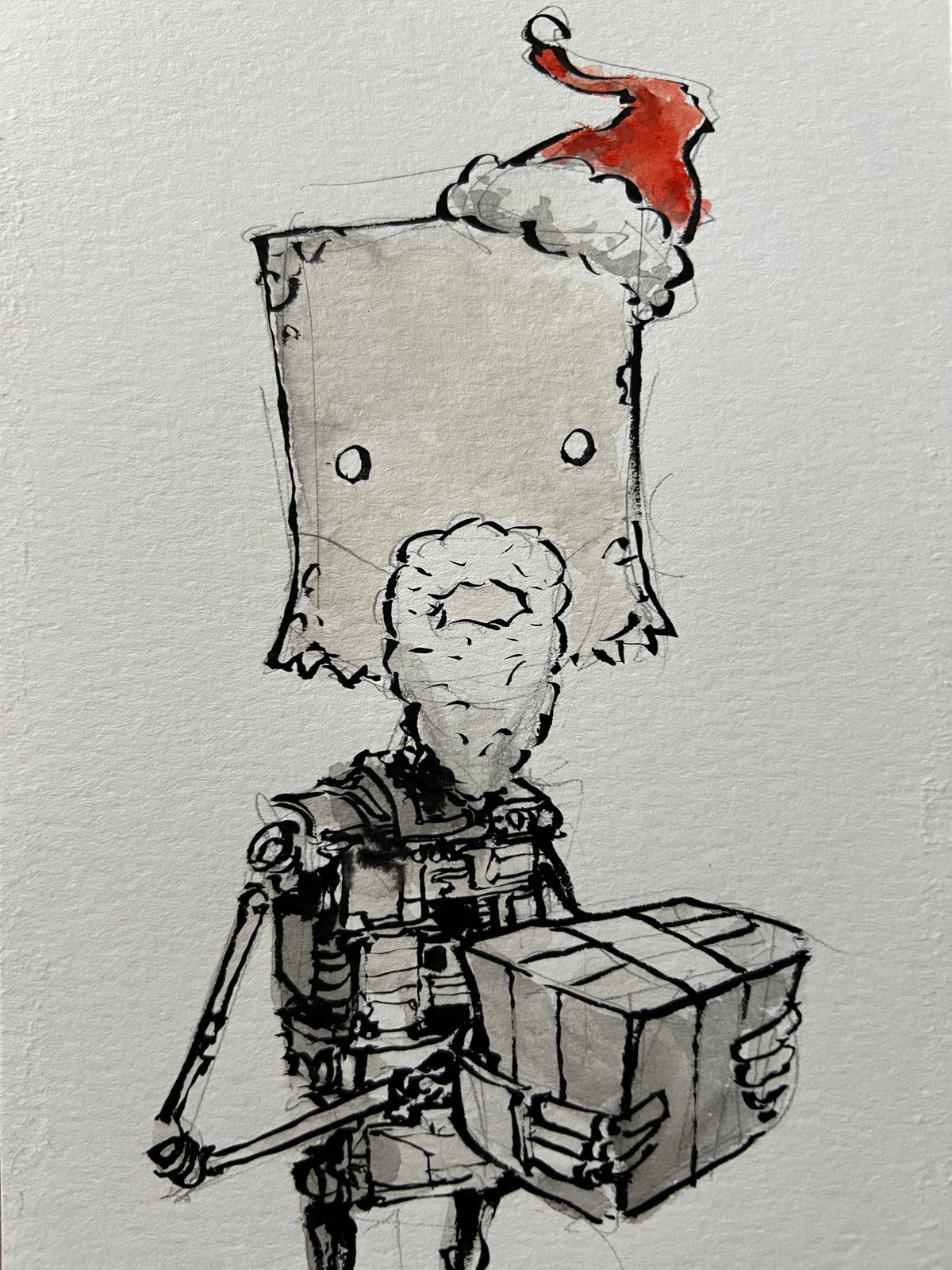 Robot Elf masquerading around as Santa - V.2.0 (Original 2025)
