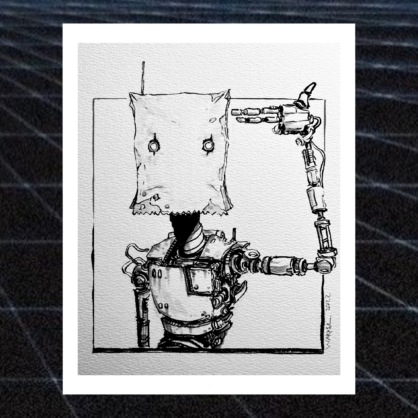 Morose Bot: Signed Print