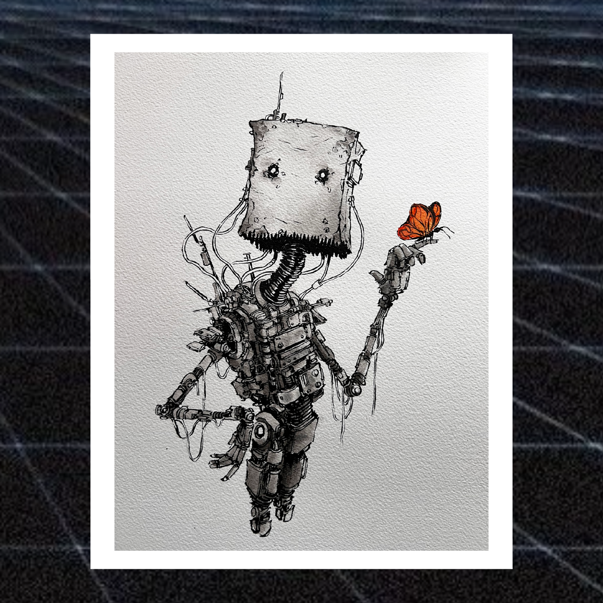 Butterfly Bot Print