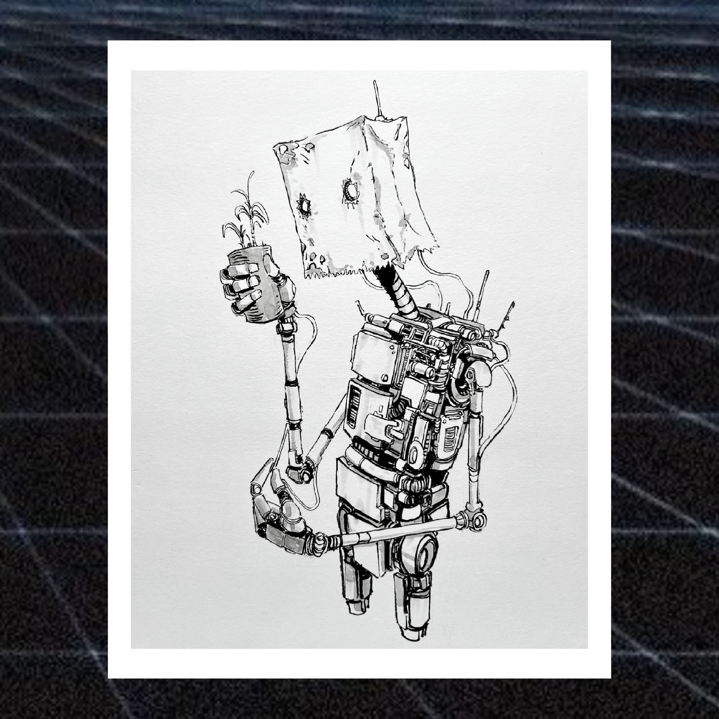 Plant Bot: Signed Print Print