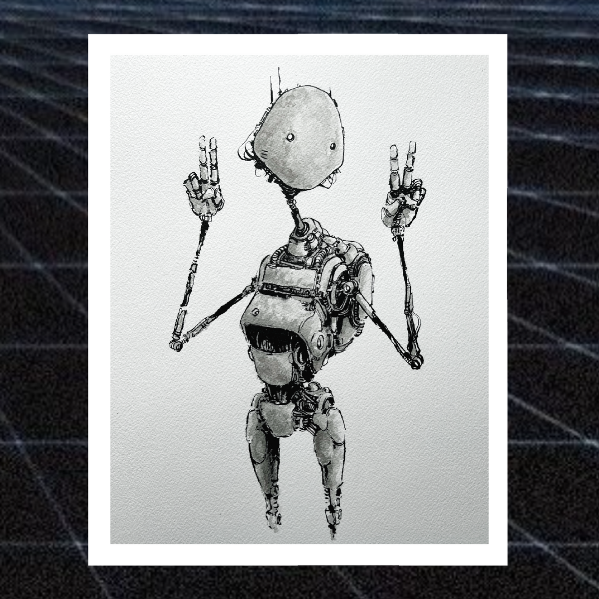 Peace Bot Print