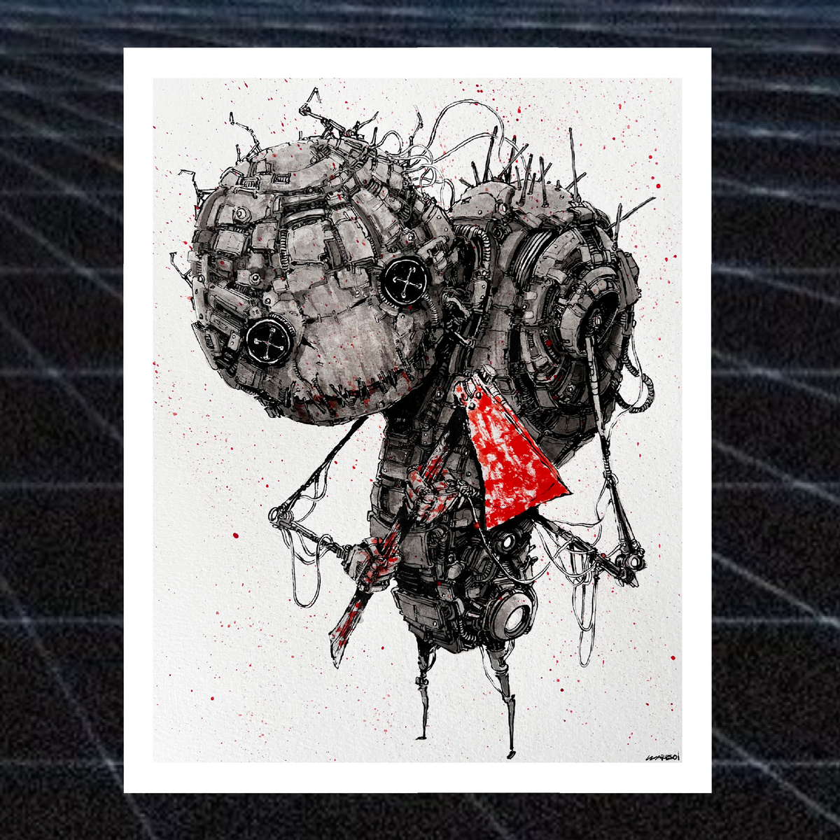 Halloween Bot Print