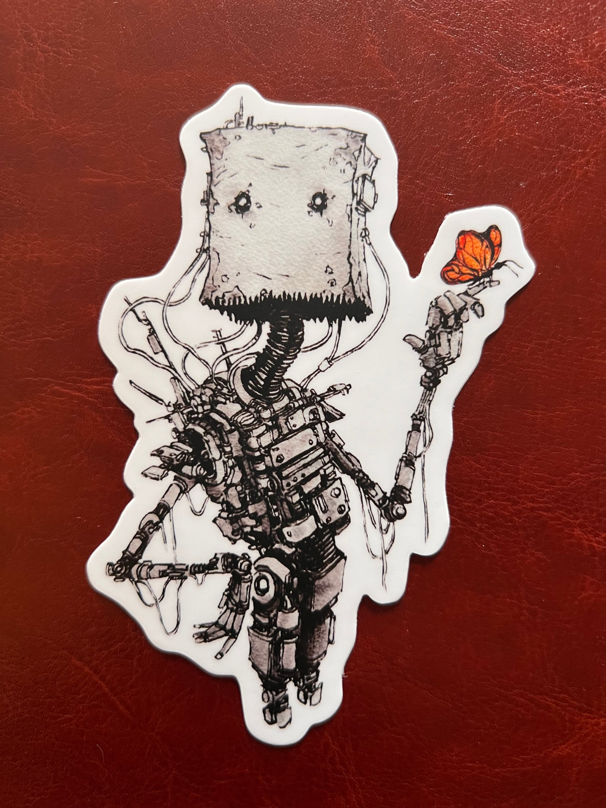 Butterfly Bot Sticker