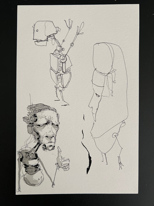 Sketchbook page #4 (Original 2025)