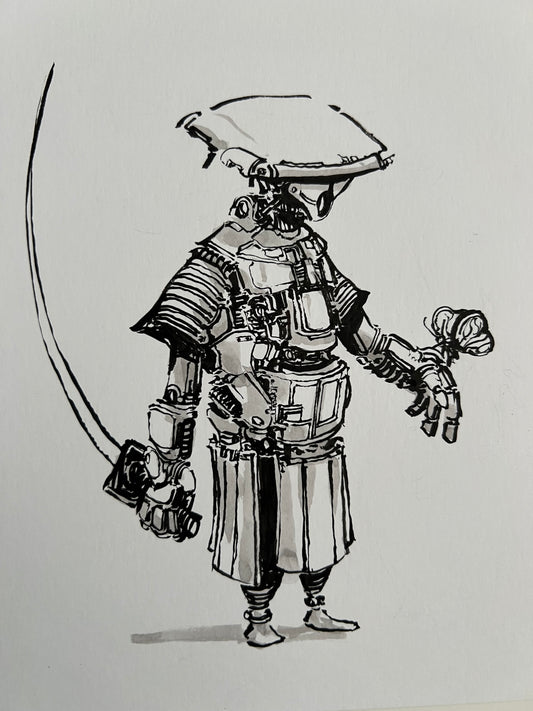 Samurai (Original Sketch 2025)