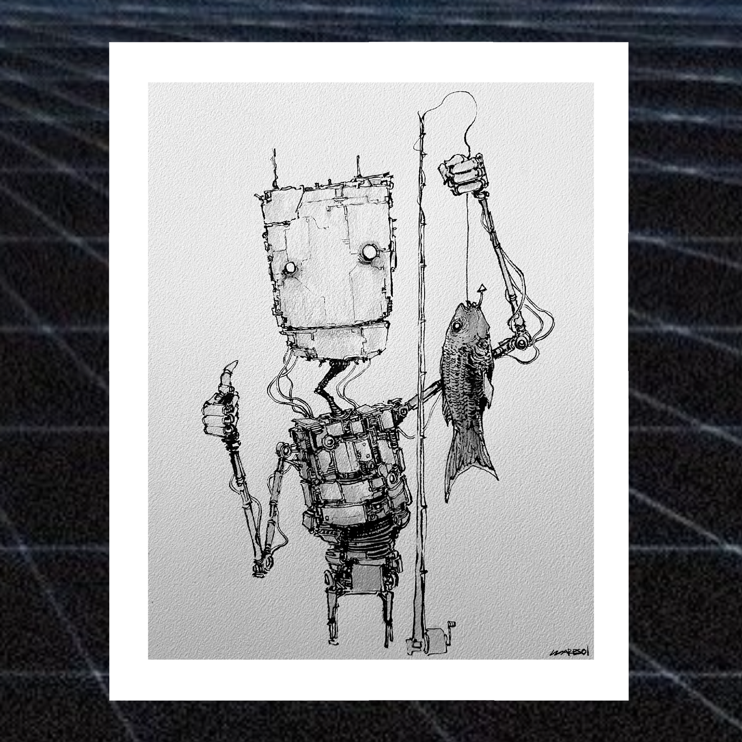 Fishing Bot Print
