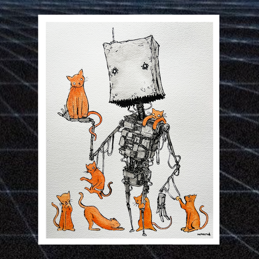 Cat Bot Print