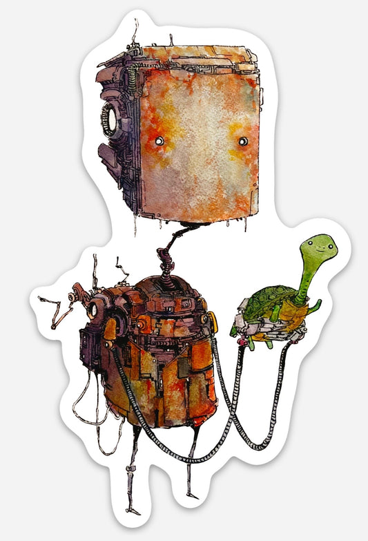 Turtle Bot Sticker