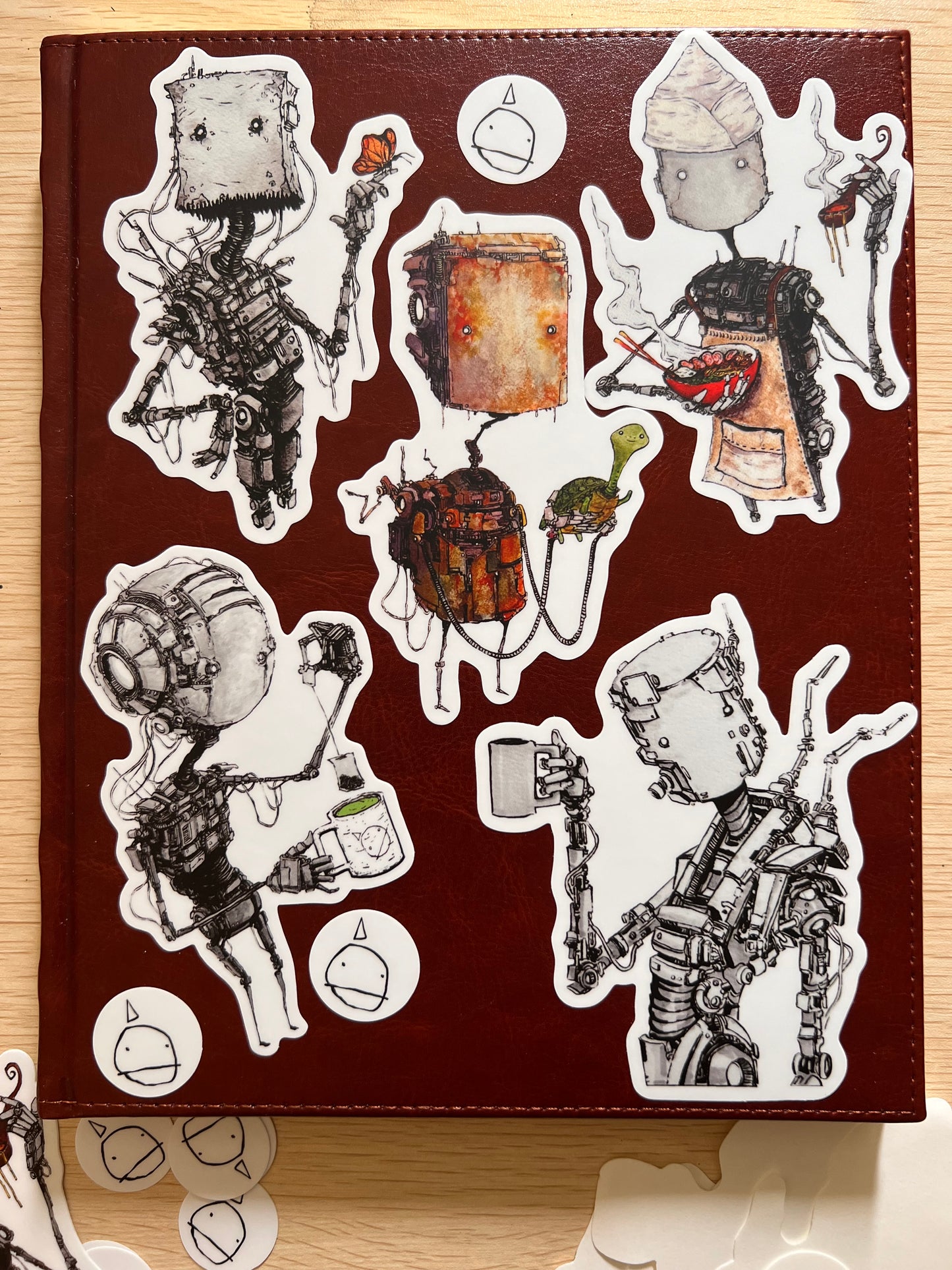 Coffee Bot Sticker